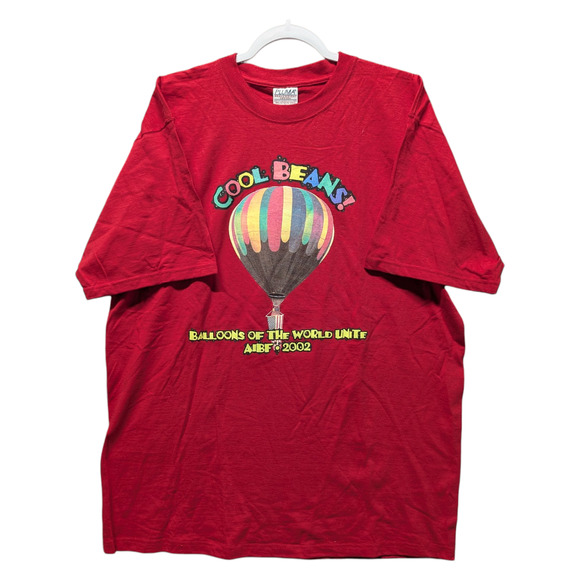 2002 Cool Beans! Hot Air Balloon T shirt - Picture 1 of 5